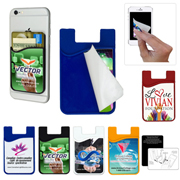 2-in-1 Microfiber Silicone Phone Wallet